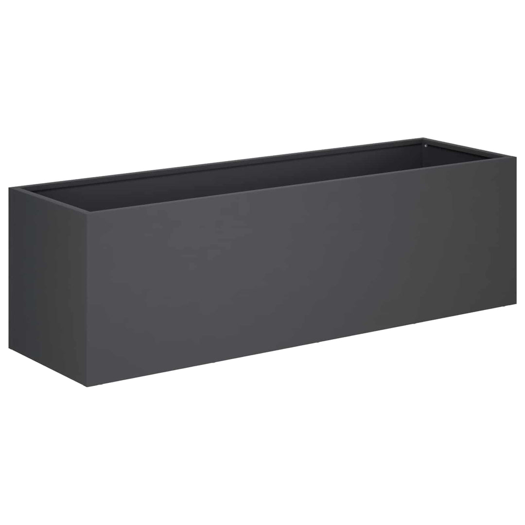 Have Blomsterkrukke 2 stk. Antracit 100 x 30 x 30 cm
