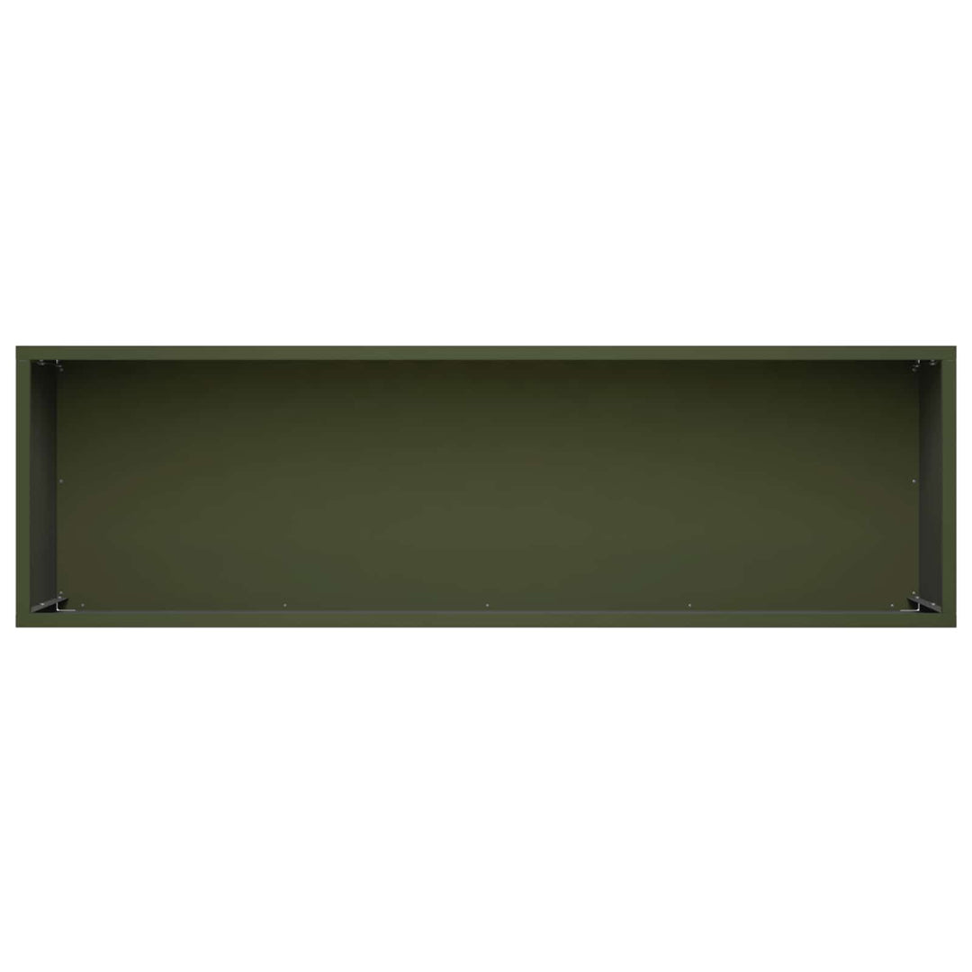 Have Blomsterkrukke Olivengrøn 100 x 30 x 30 cm Koldvalset stål