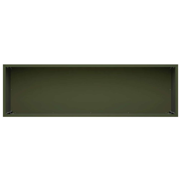 Have Blomsterkrukke Olivengrøn 100 x 30 x 30 cm Koldvalset stål