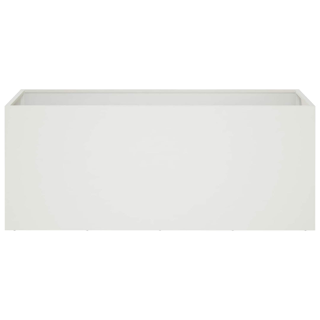 Have Blomsterkrukke Hvid 100 x 40 x 40 cm Koldvalset stål