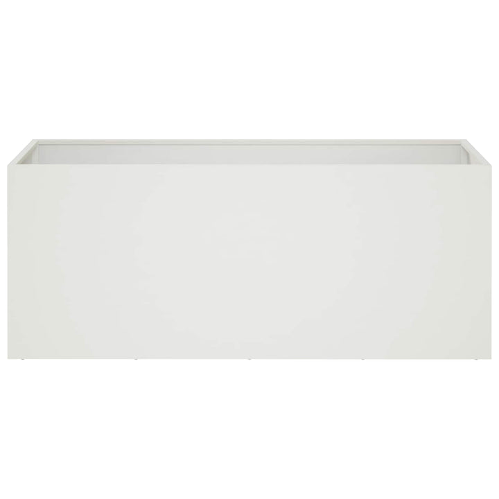 Have Blomsterkrukke Hvid 100 x 40 x 40 cm Koldvalset stål