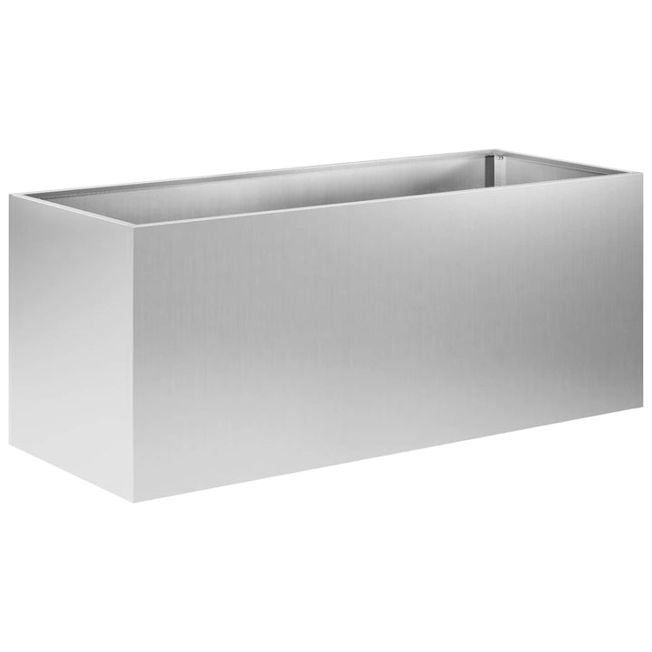 Have Blomsterkrukke Sølv 100 x 40 x 40 cm Galvaniseret stål
