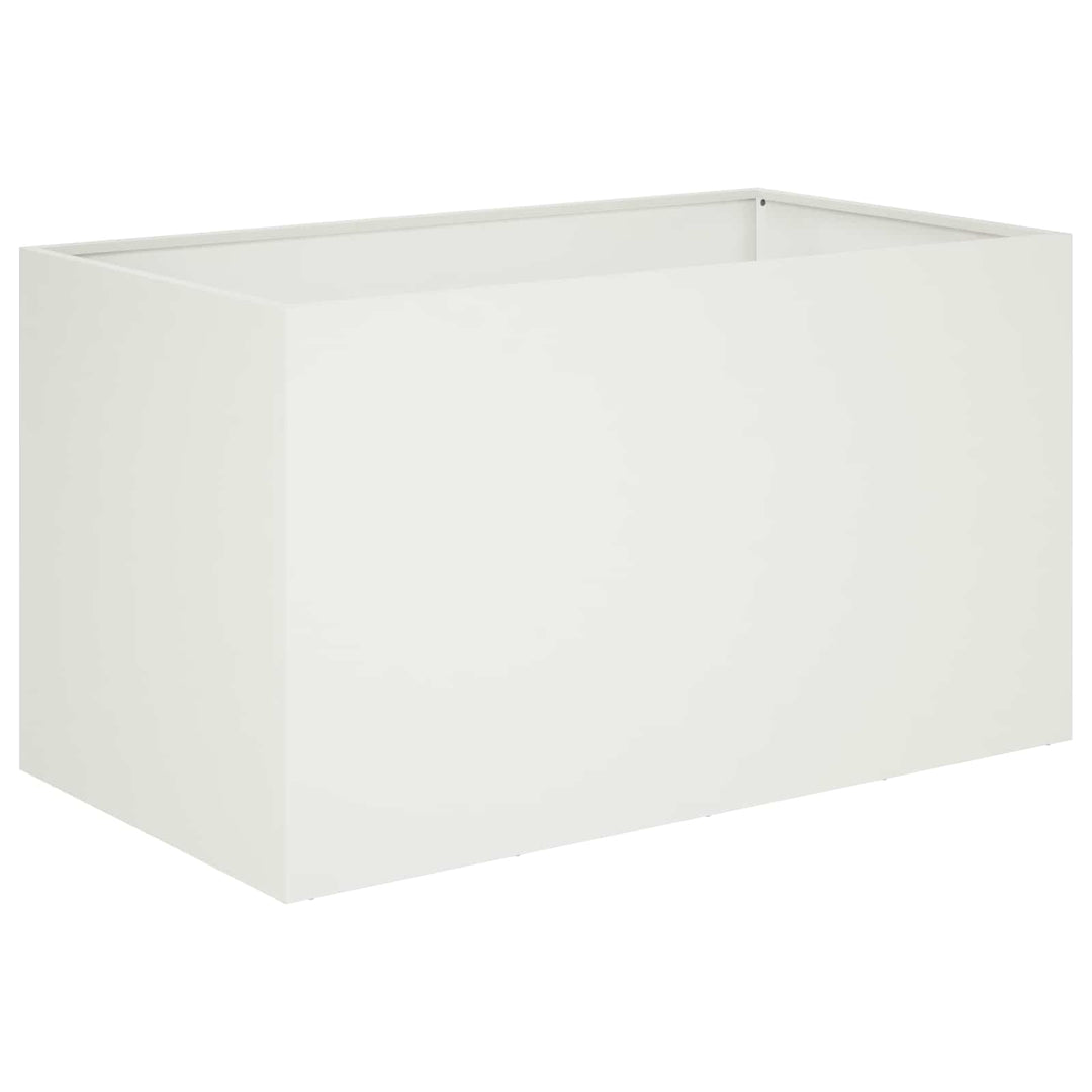 Have Blomsterkrukke Hvid 80 x 50 x 50 cm Koldvalset stål