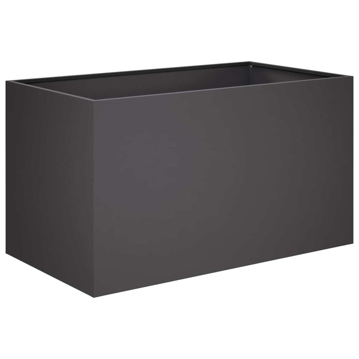 Have Blomsterkrukke 2 stk. Sort 100 x 50 x 50 cm