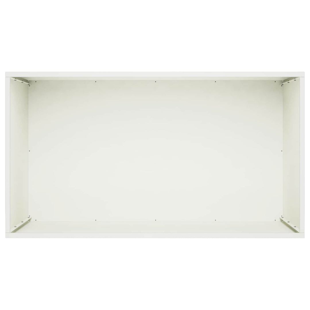 Have Blomsterkrukke Hvid 100 x 50 x 50 cm Koldvalset stål