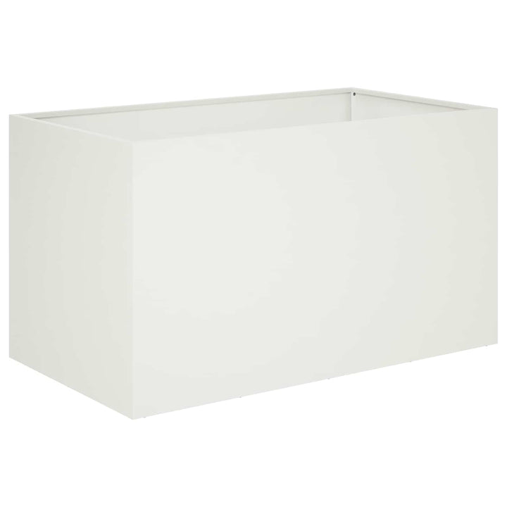 Have Blomsterkrukke 2 stk. Hvid 100 x 50 x 50 cm