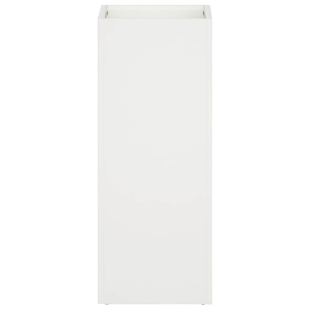 Have Blomsterkrukke 2 stk. Hvid 20 x 20 x 40 cm Koldvalset stål