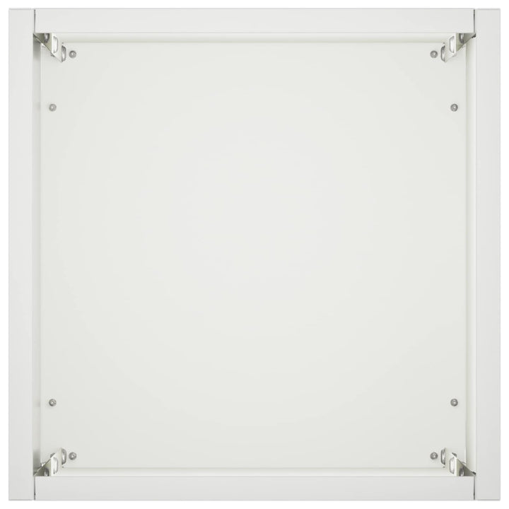 Have Blomsterkrukke Hvid 20 x 20 x 75 cm Koldvalset stål