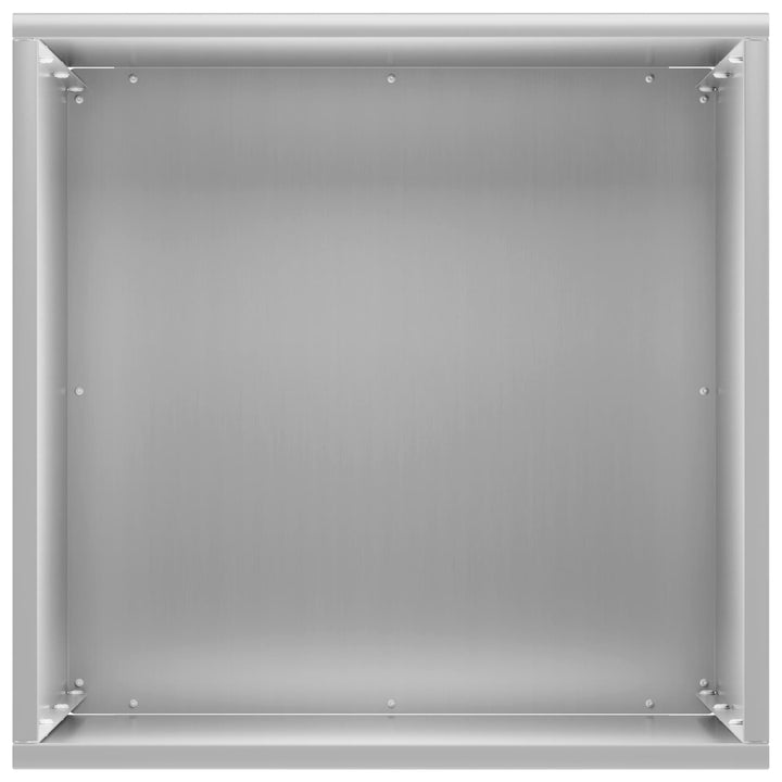 Have Blomsterkrukke Sølv 40 x 40 x 50 cm Galvaniseret stål