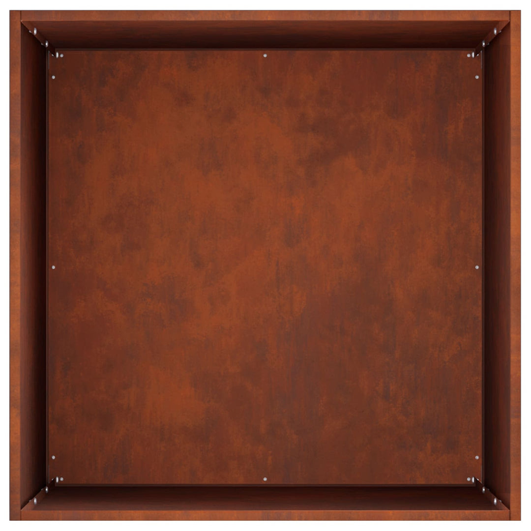 Have Blomsterkrukke 2 stk. Rusten 40 x 40 x 75 cm Cortenstål