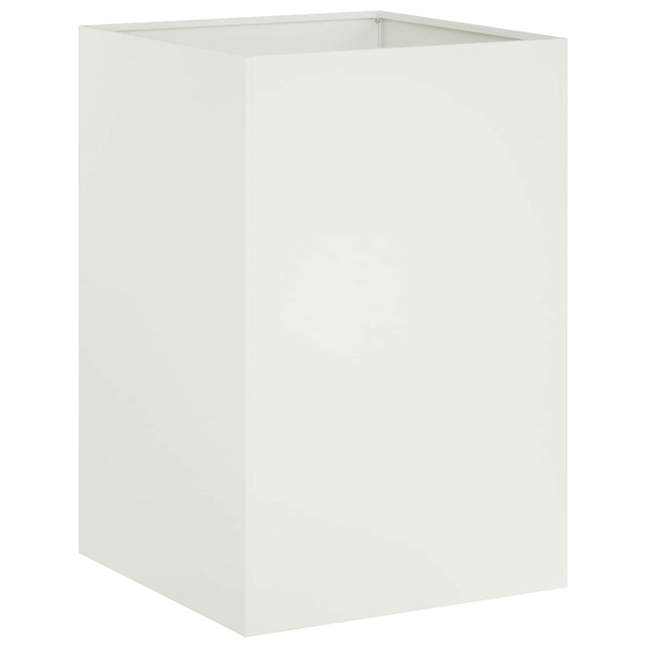 Have Blomsterkrukke Hvid 50 x 50 x 75 cm Koldvalset stål
