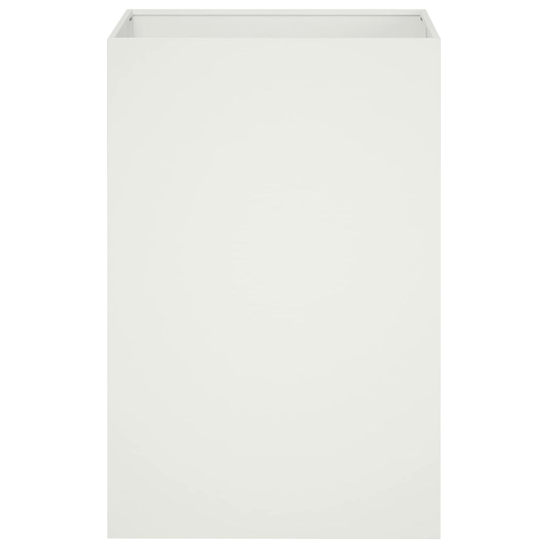 Have Blomsterkrukke Hvid 50 x 50 x 75 cm Koldvalset stål