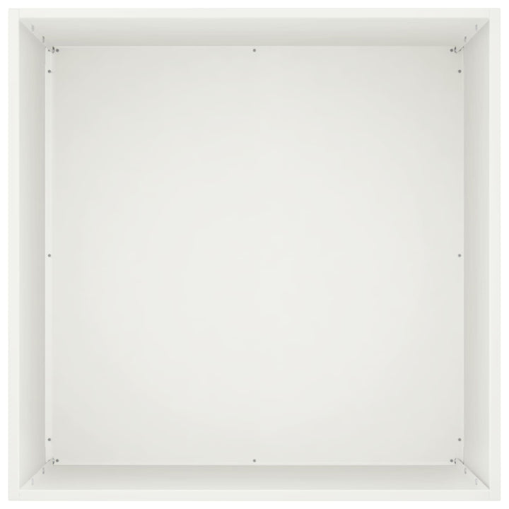 Have Blomsterkrukke 2 stk. Hvid 50 x 50 x 75 cm Koldvalset stål