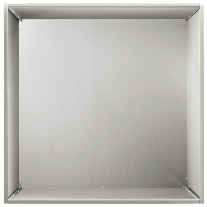 Have Blomsterkrukke 2 stk. Sølv 50 x 50 x 75 cm Rustfrit stål