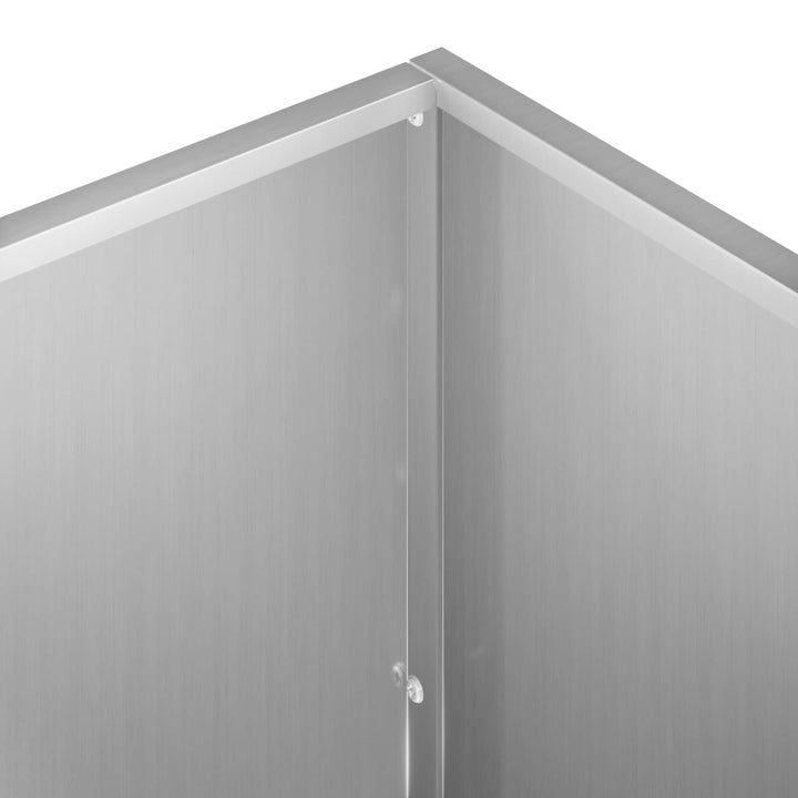 Have Blomsterkrukke Sølv 50 x 50 x 75 cm Galvaniseret stål