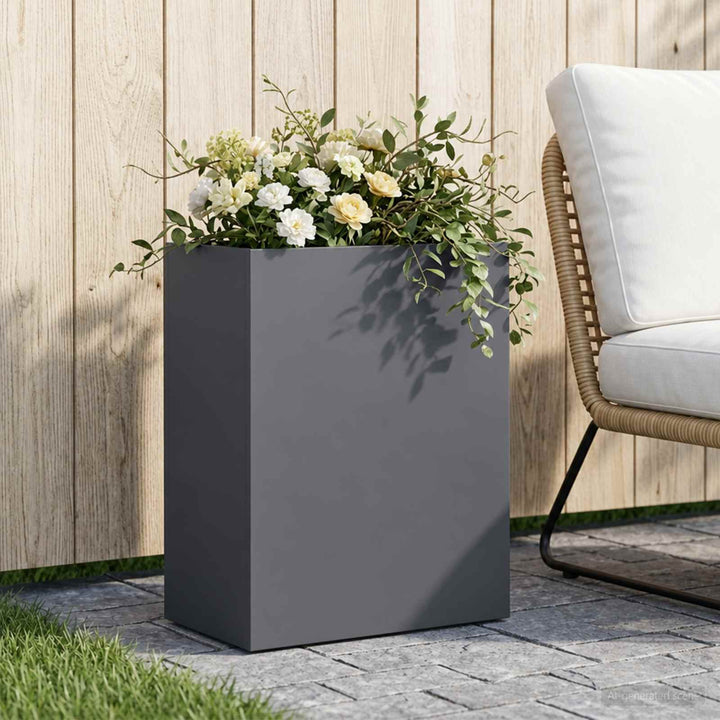 Have Blomsterkrukke Antracit 40 x 20 x 40 cm Koldvalset stål