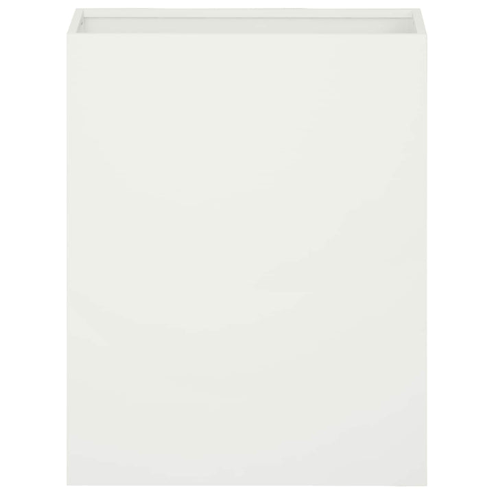 Have Blomsterkrukke 2 stk. Hvid 40 x 20 x 50 cm Koldvalset stål