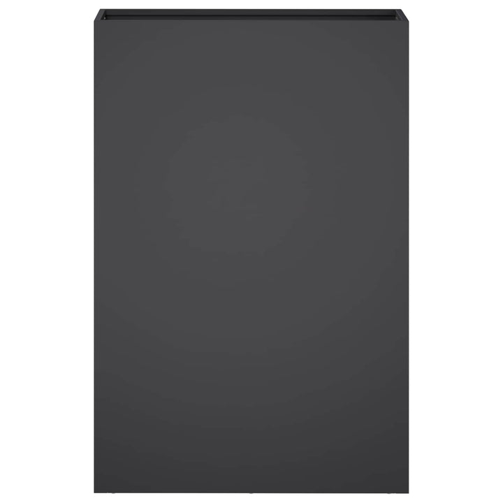 Have Blomsterkrukke 2 stk. Sort 50 x 20 x 75 cm Koldvalset stål