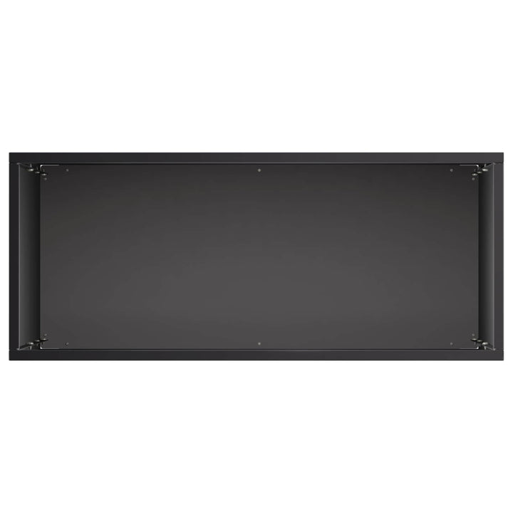 Have Blomsterkrukke 2 stk. Sort 50 x 20 x 75 cm Koldvalset stål