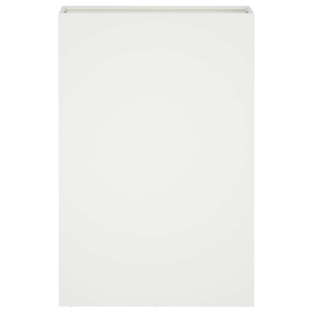 Have Blomsterkrukke 2 stk. Hvid 50 x 20 x 75 cm Koldvalset stål