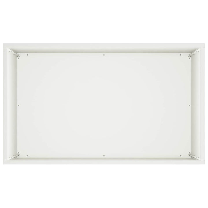 Have Blomsterkrukke Hvid 40 x 30 x 75 cm Koldvalset stål