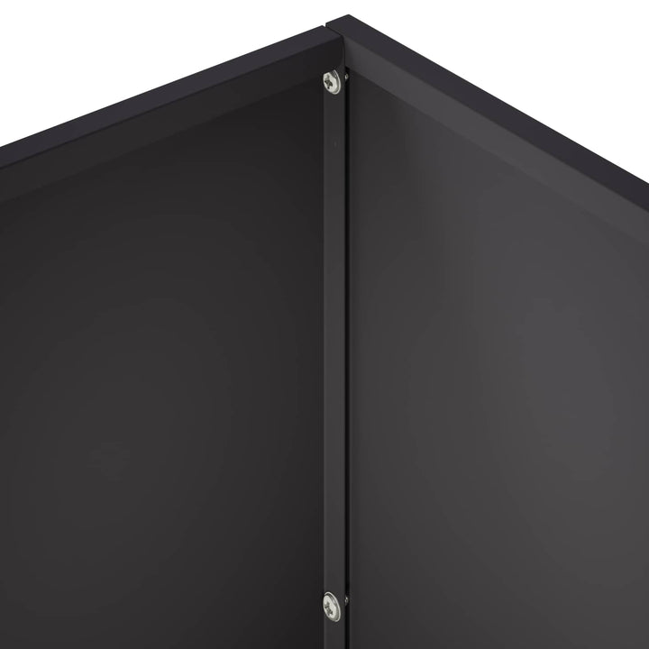 Have Blomsterkrukke 2 stk. Sort 60 x 30 x 40 cm Koldvalset stål