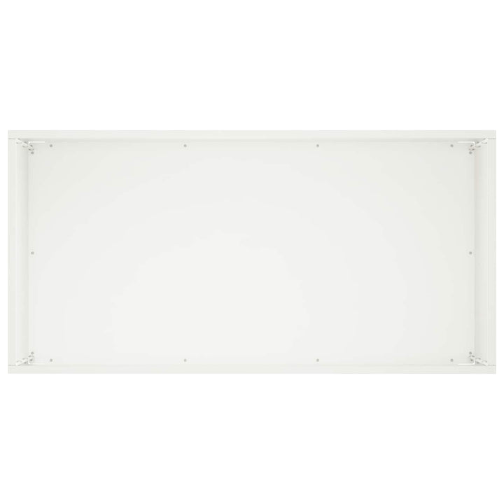 Have Blomsterkrukke 2 stk. Hvid 60 x 30 x 50 cm Koldvalset stål