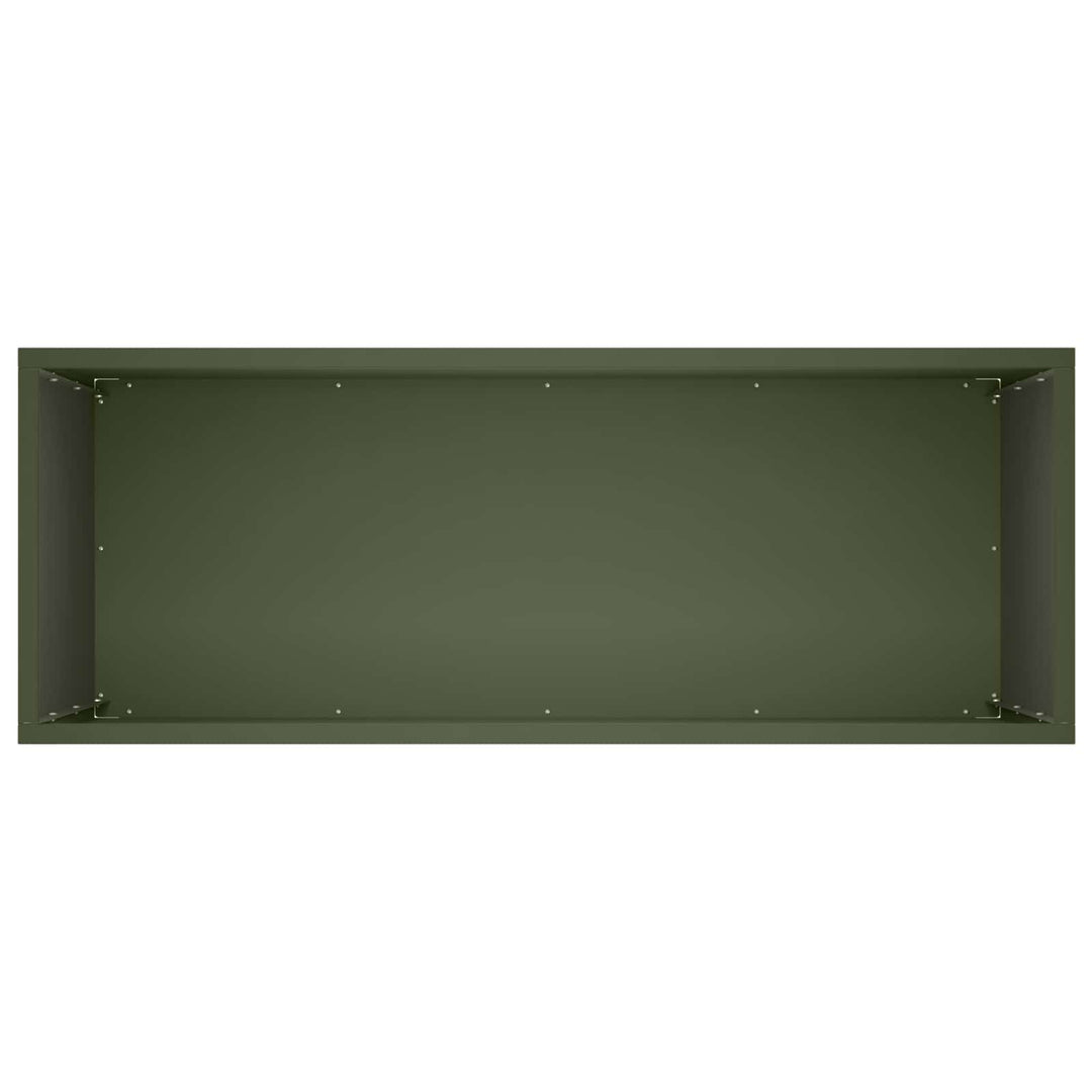 Have Blomsterkrukke Olivengrøn 80 x 30 x 40 cm Koldvalset stål