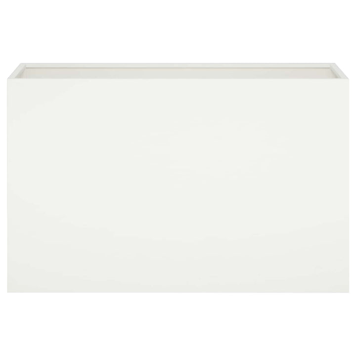 Have Blomsterkrukke Hvid 80 x 30 x 50 cm Koldvalset stål