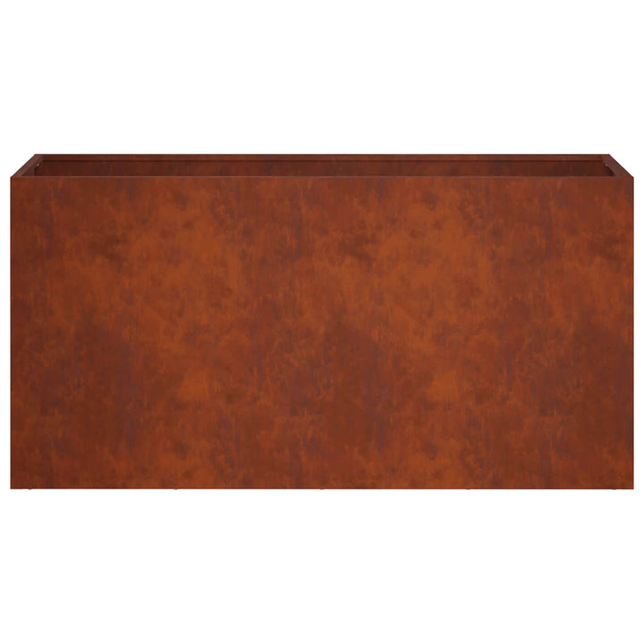 Have Blomsterkrukke 2 stk. Rusten 100 x 30 x 40 cm Cortenstål