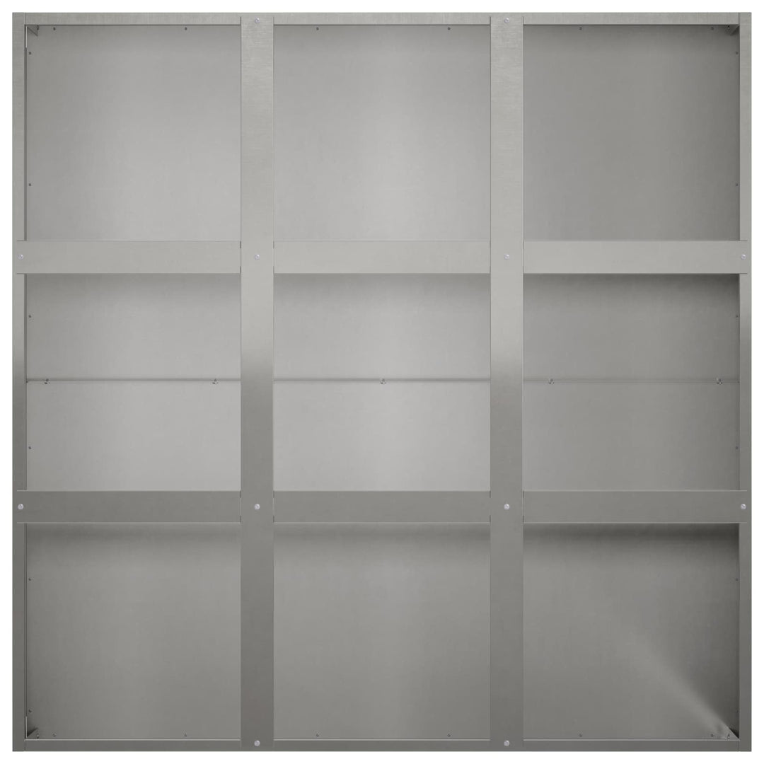 Have Blomsterkrukke Sølv 100 x 100 x 30 cm Rustfrit stål