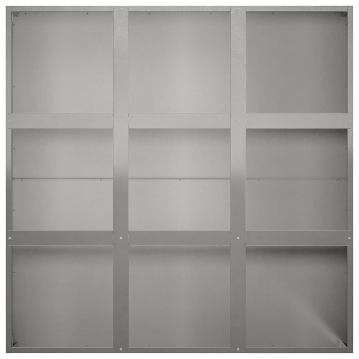Have Blomsterkrukke Sølv 100 x 100 x 30 cm Rustfrit stål