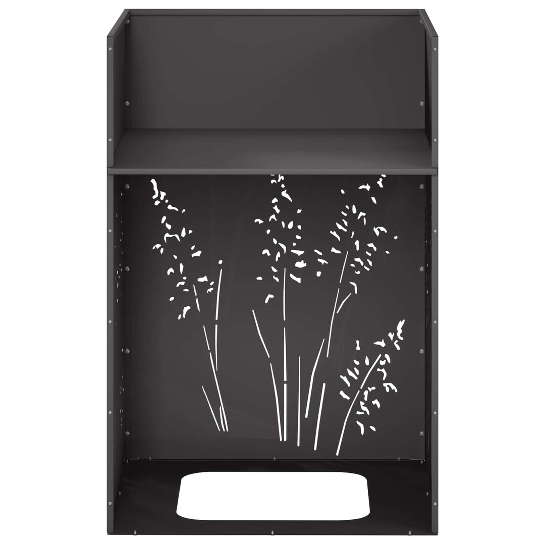 Have Blomsterkrukke 2 stk. Sort 50 x 50 x 75 cm Koldvalset stål