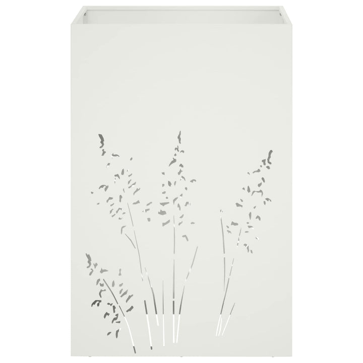 Have Blomsterkrukke Hvid 50 x 50 x 75 cm Koldvalset stål