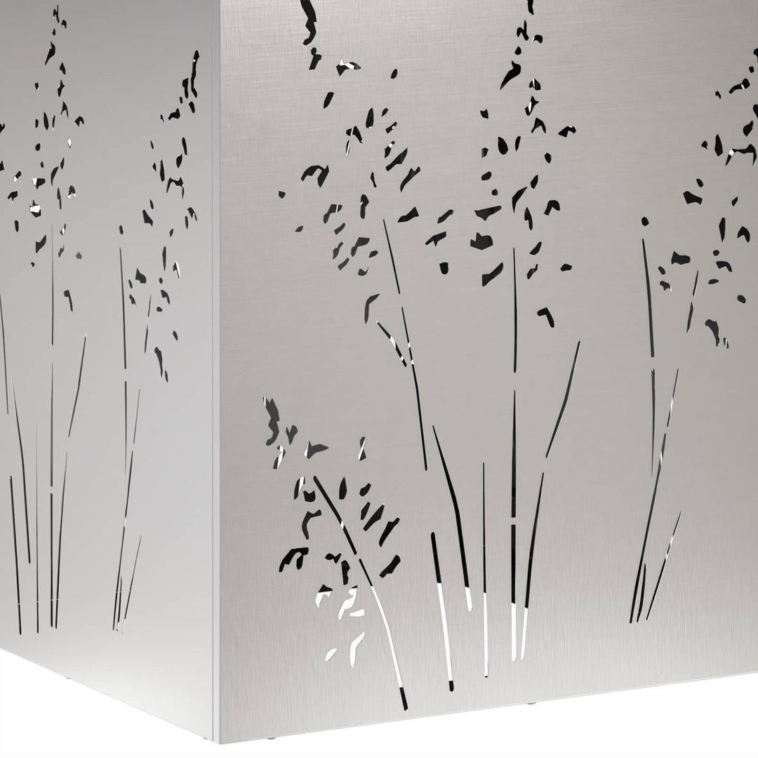 Have Blomsterkrukke 2 stk. Sølv 50 x 50 x 75 cm Rustfrit stål