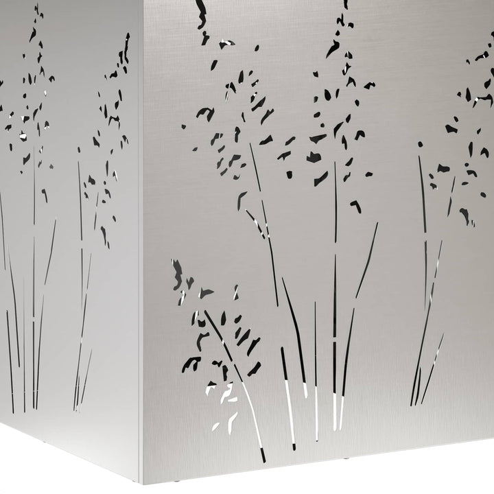 Have Blomsterkrukke 2 stk. Sølv 50 x 50 x 75 cm Rustfrit stål