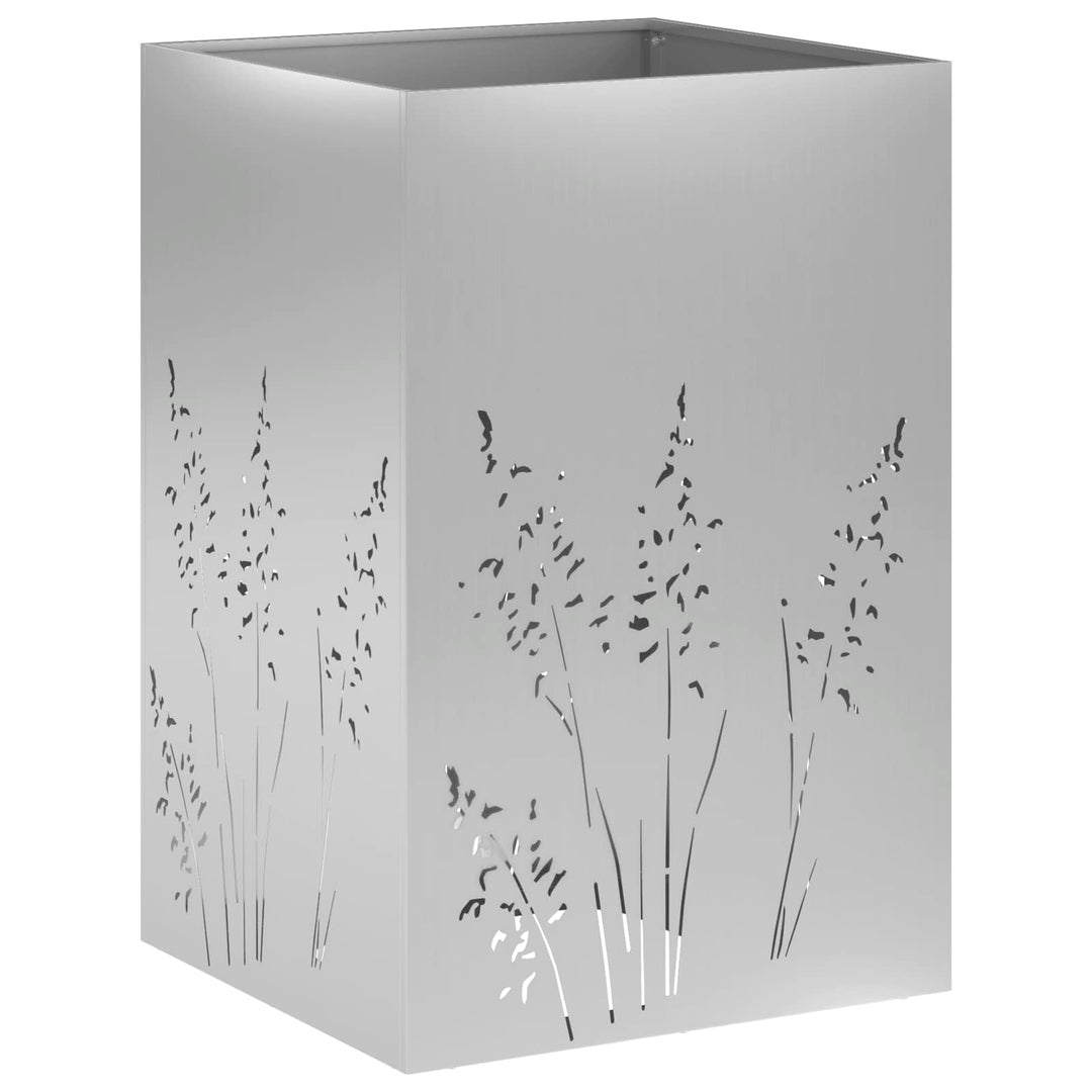 Have Blomsterkrukke 2 stk. Sølv 50 x 50 x 75 cm