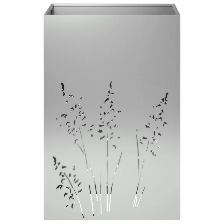 Have Blomsterkrukke 2 stk. Sølv 50 x 50 x 75 cm