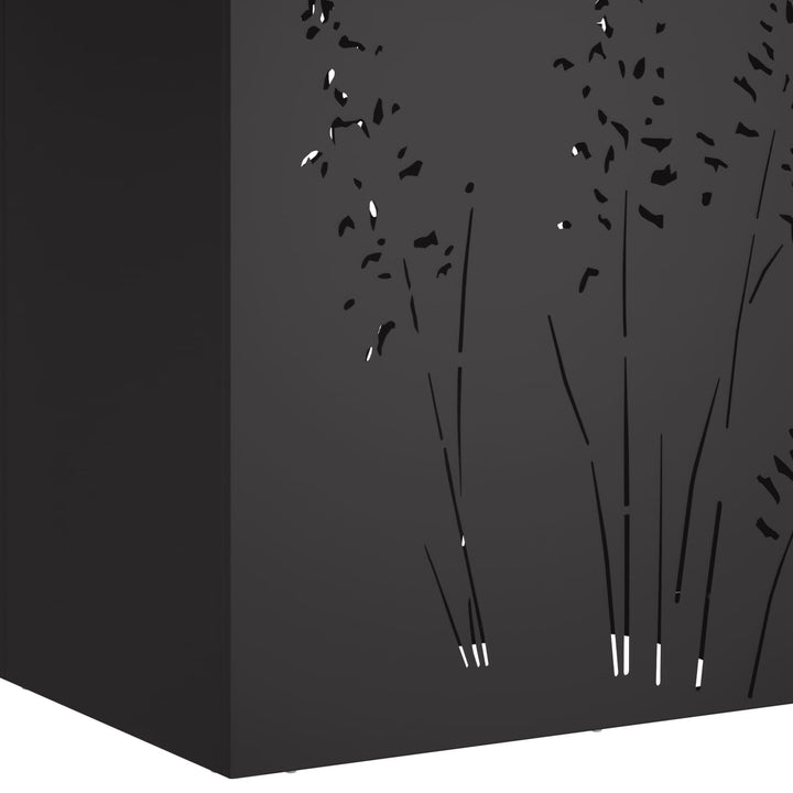Have Blomsterkrukke Sort 50 x 30 x 75 cm Koldvalset stål