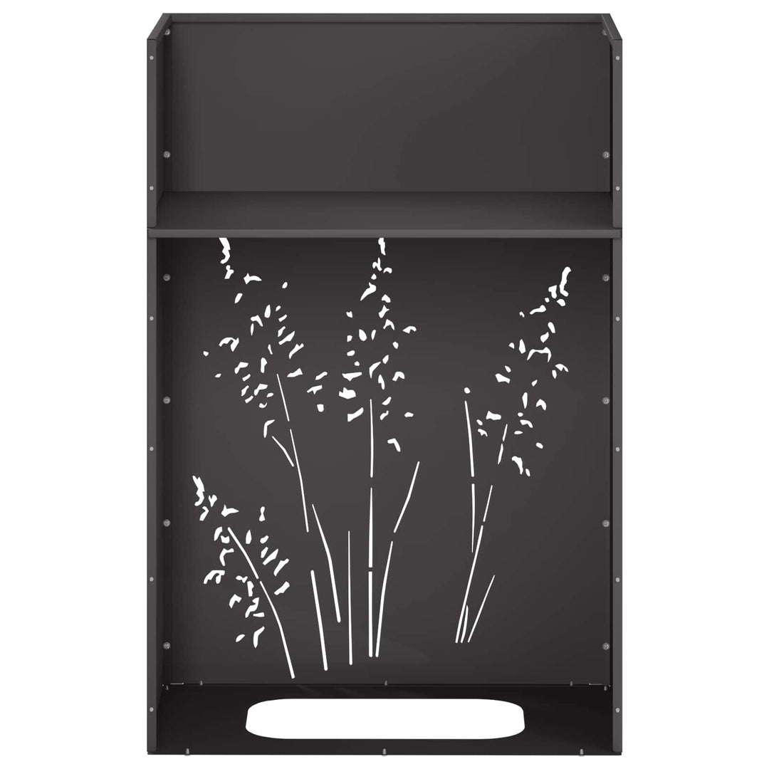 Have Blomsterkrukke Sort 50 x 30 x 75 cm Koldvalset stål