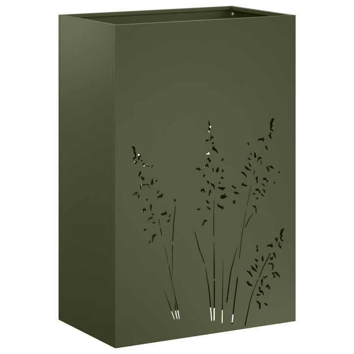 Have Blomsterkrukke 2 stk. Olivengrøn 50 x 30 x 75 cm