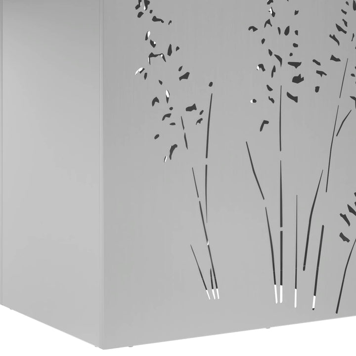 Have Blomsterkrukke Sølv 50 x 30 x 75 cm Galvaniseret stål