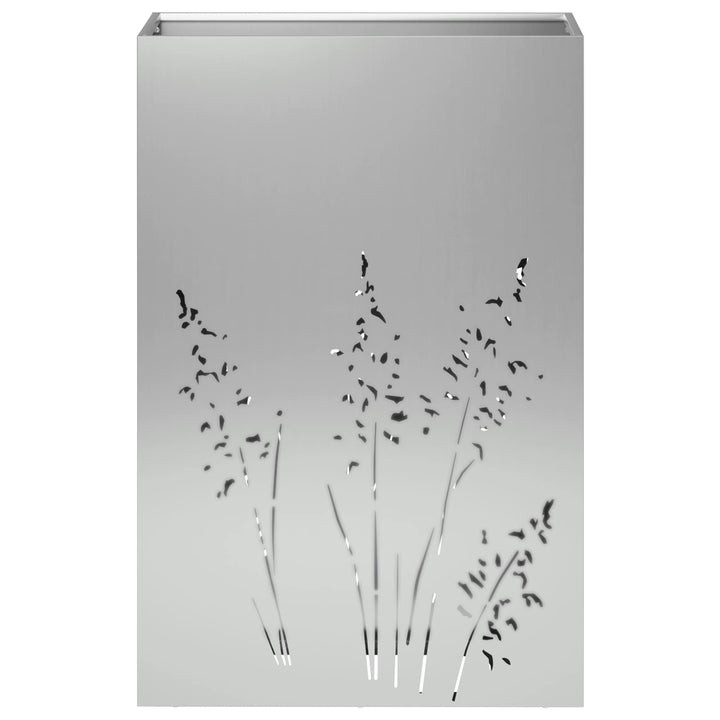 Have Blomsterkrukke 2 stk. Sølv 50 x 30 x 75 cm