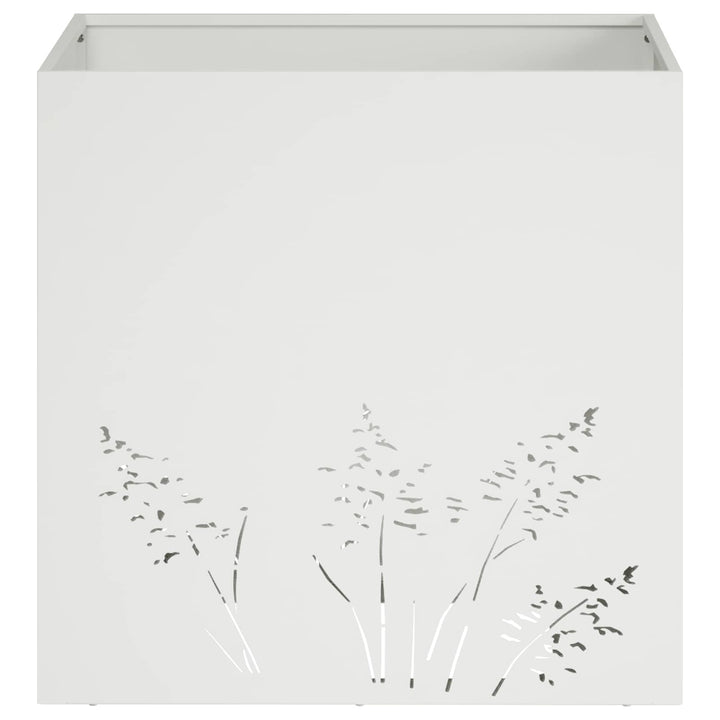 Have Blomsterkrukke Hvid 50 x 50 x 49 cm Koldvalset stål