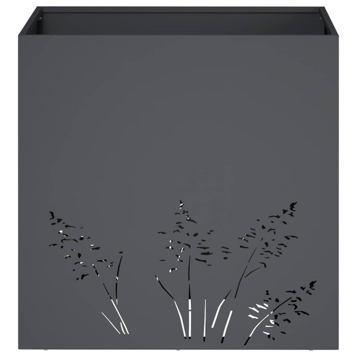 Have Blomsterkrukke 2 stk. Antracit 50 x 50 x 49 cm