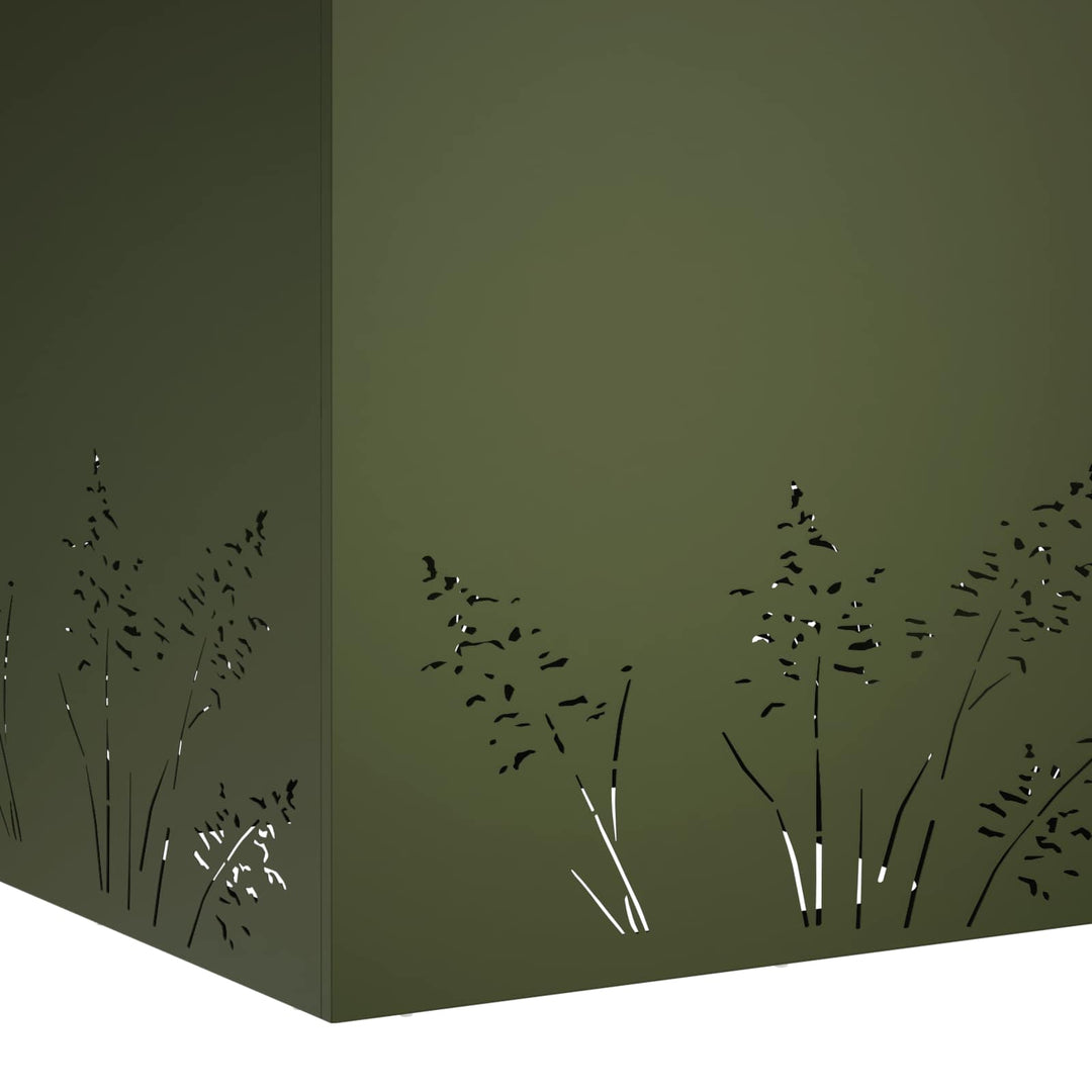 Have Blomsterkrukke 2 stk. Olivengrøn 50 x 50 x 49 cm