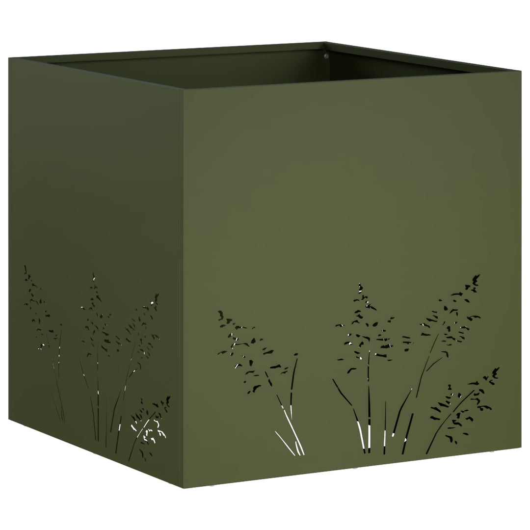 Have Blomsterkrukke 2 stk. Olivengrøn 50 x 50 x 49 cm