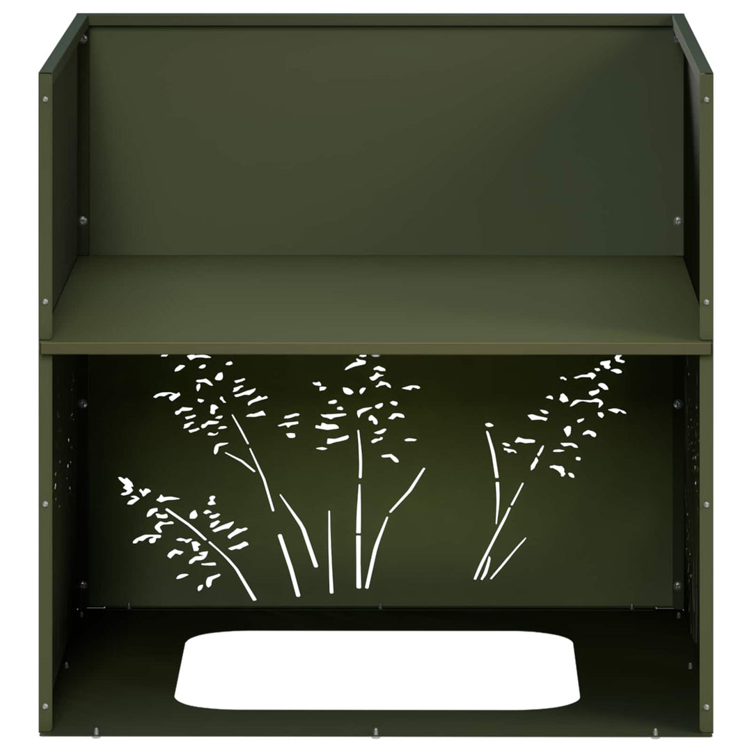 Have Blomsterkrukke 2 stk. Olivengrøn 50 x 50 x 49 cm