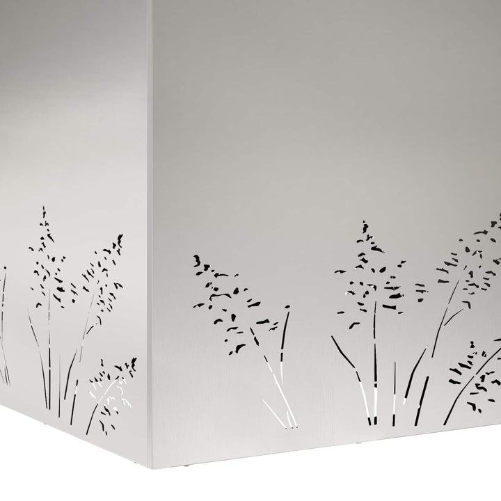 Have Blomsterkrukke 2 stk. Sølv 50 x 50 x 49 cm Rustfrit stål
