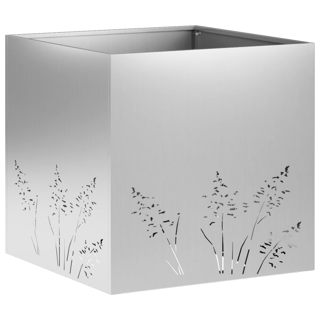 Have Blomsterkrukke Sølv 50 x 50 x 49 cm Galvaniseret stål